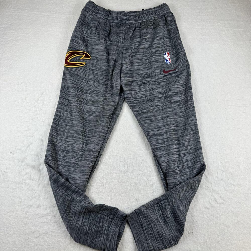 Cleveland Cavaliers Pants Mens Medium Gray NBA Basketball Nike Joggers Warm Up